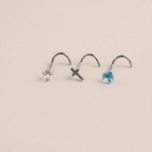 Pack Nostril Flor Turquesa & Corazon Dorado