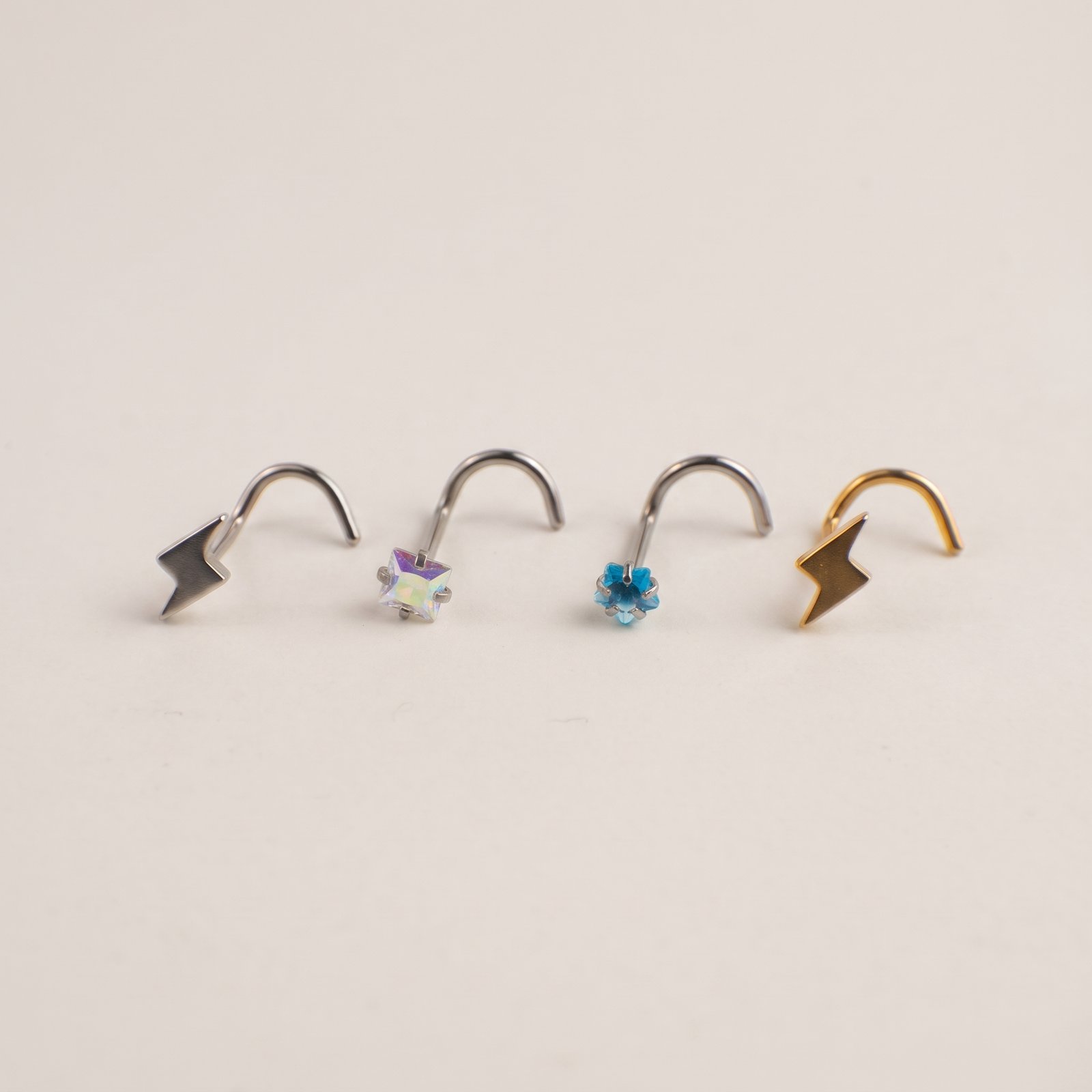 Pack Nostril Dorado Hoja & Plata Flecha