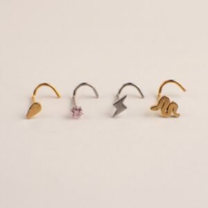 Pack Nostril Dorado Serpiente & Plata Flecha