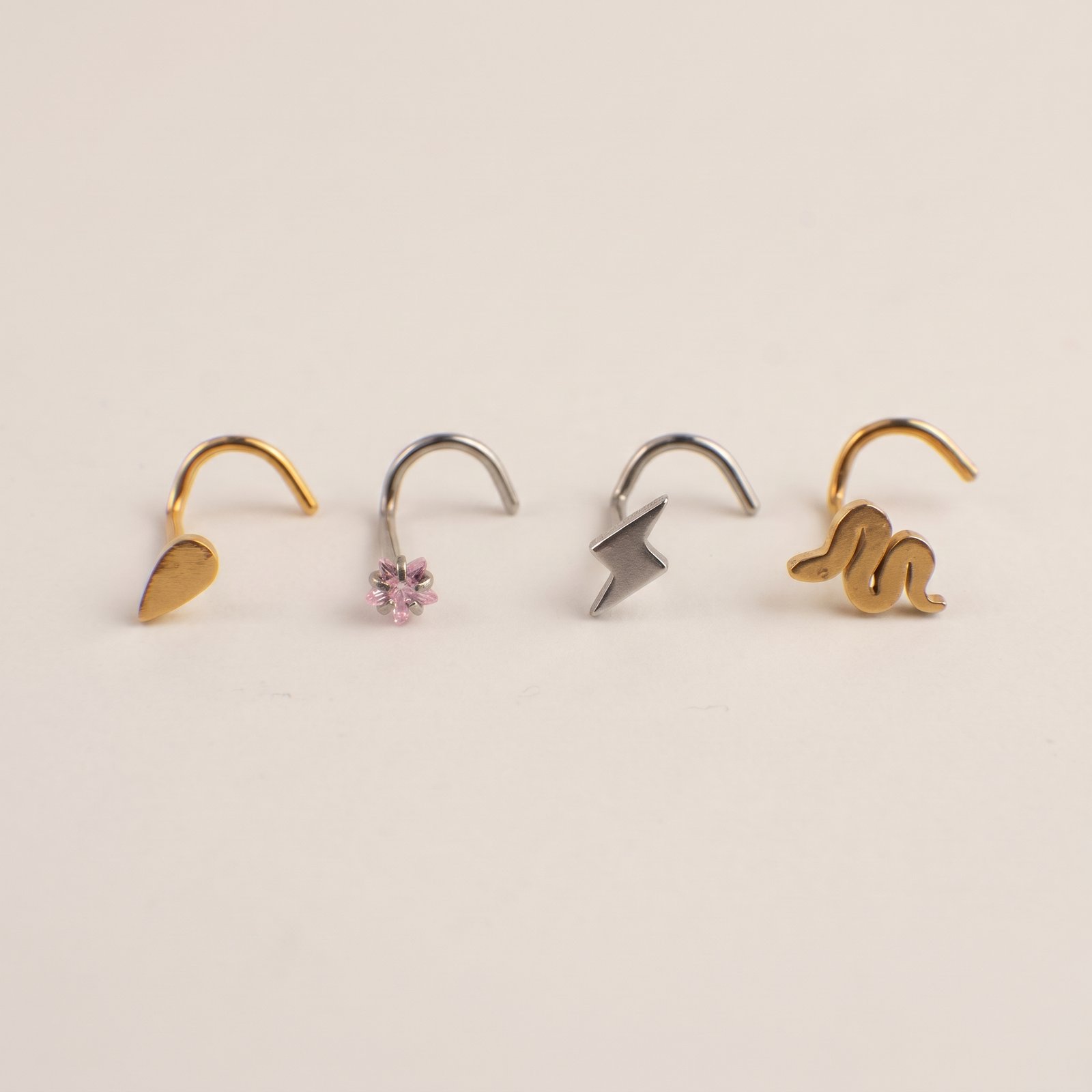 Pack Nostril Dorado Serpiente & Plata Flecha