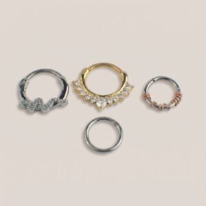 Combo Versatil Dorado Corona Pave & Plata Corona Dije